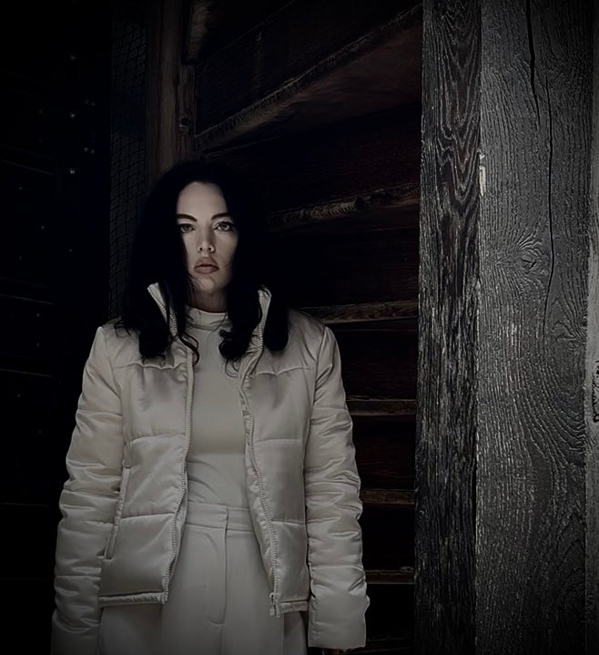 the silk puffer in bone or noir [unisex]