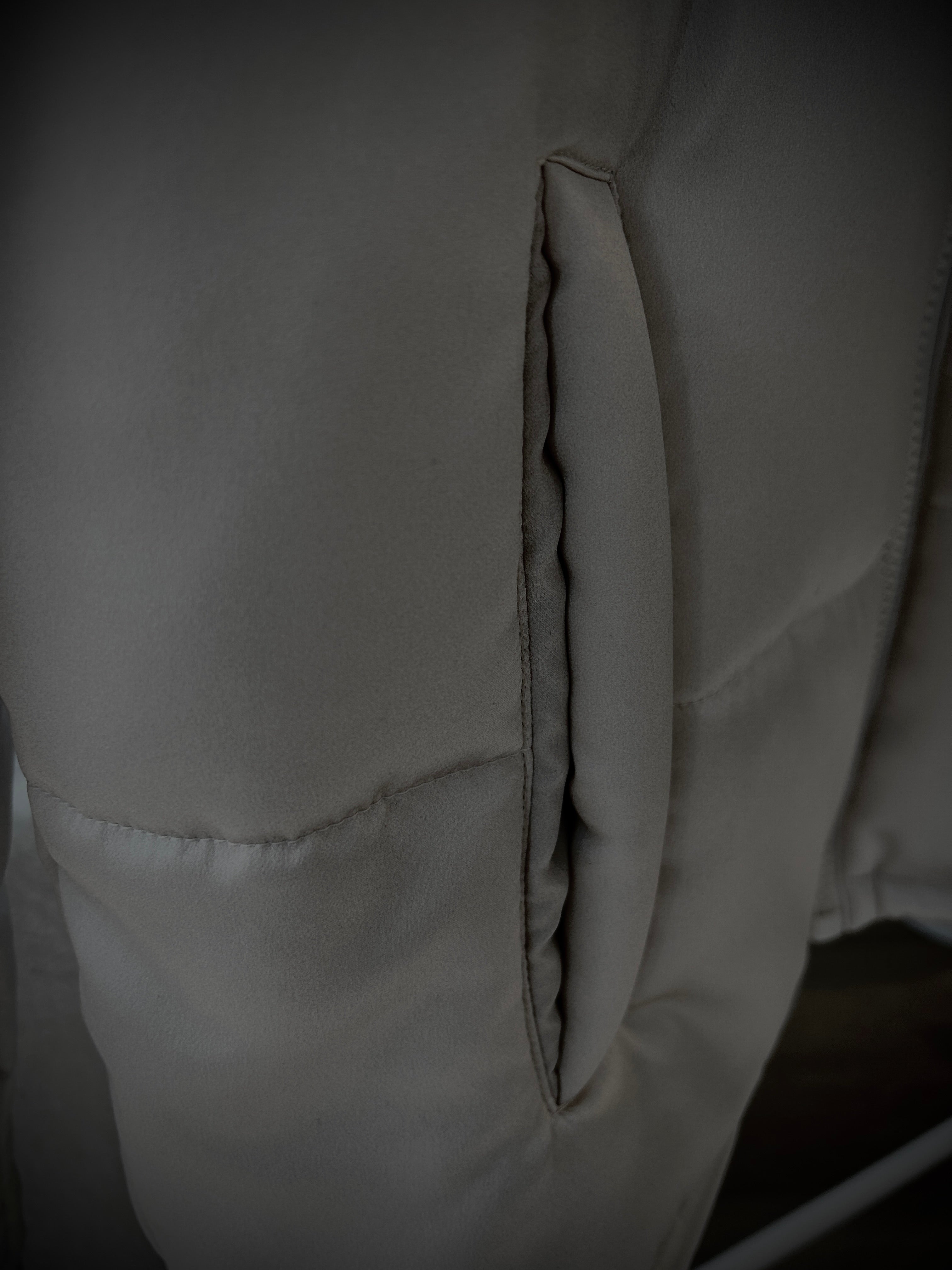 the silk puffer in bone or noir [unisex]