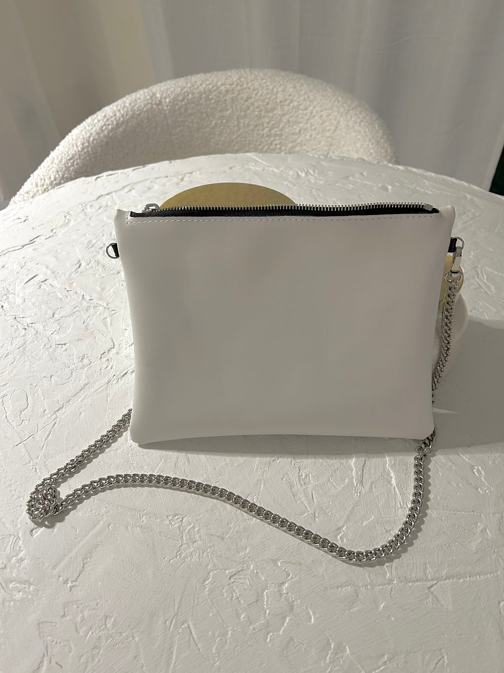 the nappa chain in bone or noir