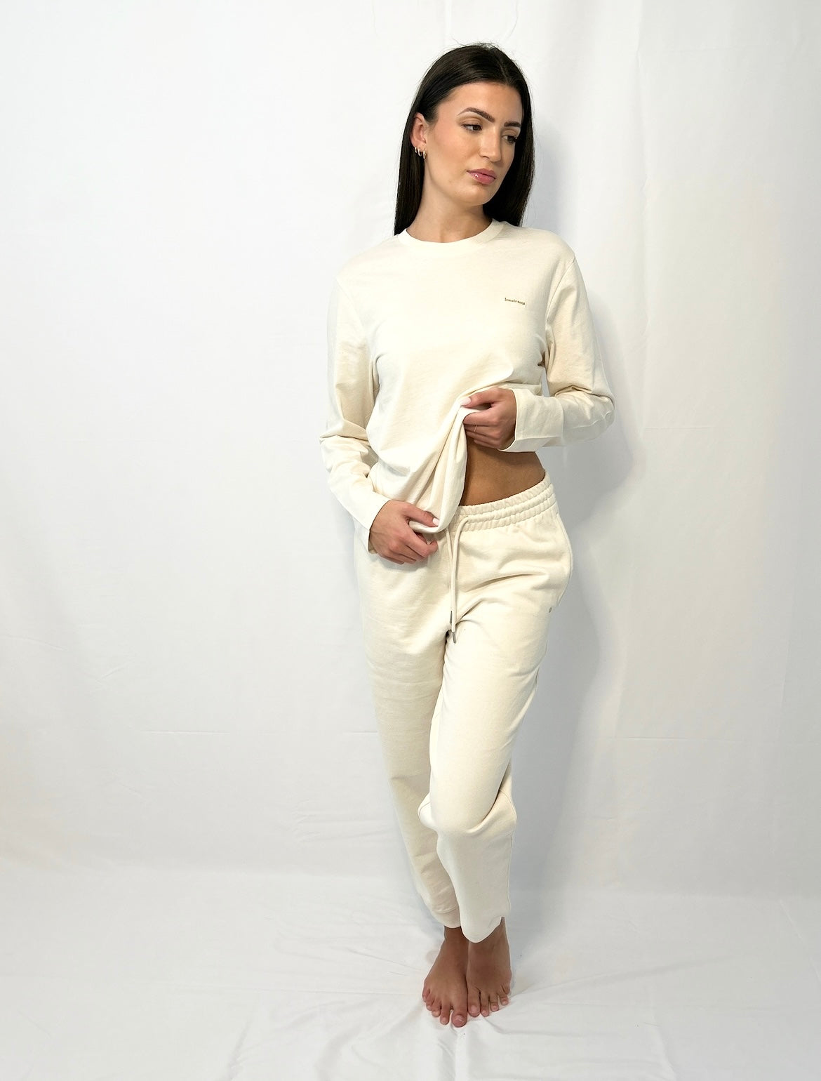 jamais sans: long sleeve: raw
