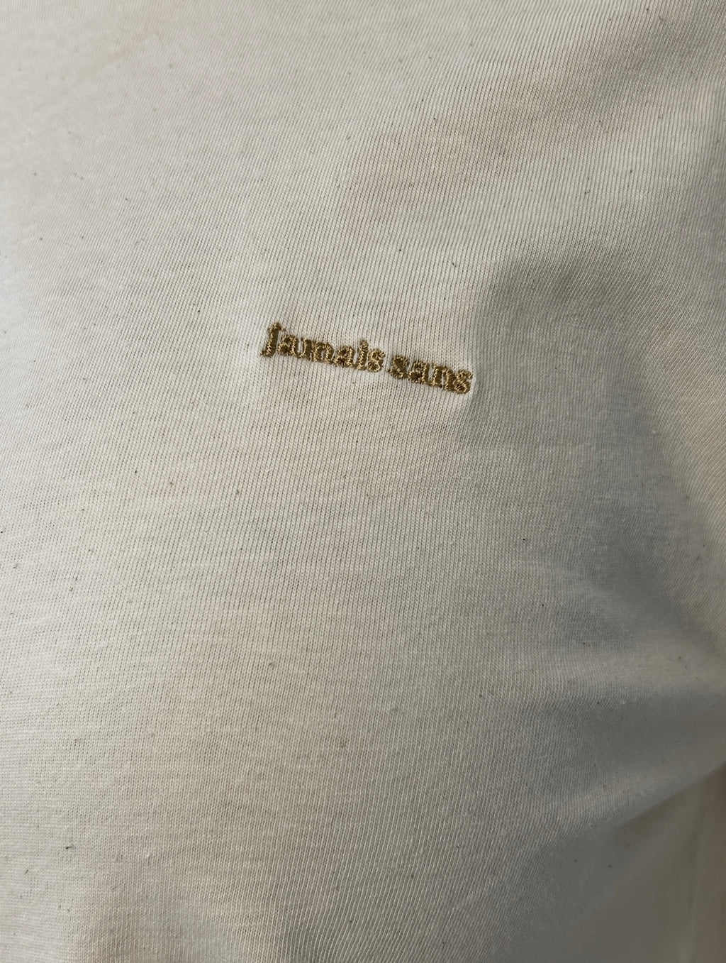 jamais sans: long sleeve: raw